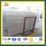 Serpeggiante, Athens Grey, Chenille White Wood Grain Marble Slabs