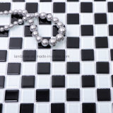 Black and White 4mm Glass Crystal swimming Pool Mosaic