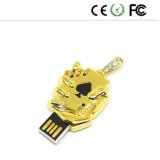 Gold Poker Card U Disk USB Flash Drive 4GB-8GB-16GB-32GB Pendrive