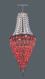 Modern Stainless Steel Red Pendant Lamp for Decoration