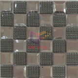 Tower Shape Stainless Steel with Knit Pattern Crystal Mosaic (CFM894)