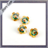 Beautiful Hot Sale Flower Shape Multi-Color Cubic Zirconia