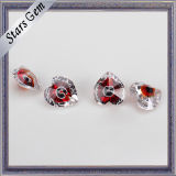 Brilliant Hear Shape Factory Price Colorful Cubic Zirconia