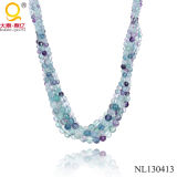 2014 Natural Stone Fluorite Necklace