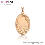 32092 Xuping Fashion Charm 18K Gold-Plated Moon-Shaped Imitation Jewelry Necklace Pendant