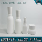 120ml 100ml 40ml 50g Cylinder Square White Porcelain Glass Perfume Bottle