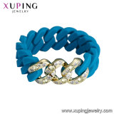 51888 Xuping Rubbzz Silicone Bangle, Crystals From Swarovski Ladies Bangle, Timepieces, Jewelry, Eyewear