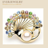 Whoelsale Engagement Sparkling Metal Brooch