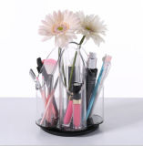 Acrylic Rotating Makeup Brush Holder Organizer