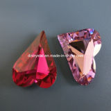 China Factory Decorative Point Back Heart Crystal Stone for Jewelry Accessories