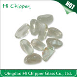 Cashew Shape Glass Gem Stone for Fire Place