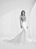 Beading Crystal Satin Mermaid Wedding Bridal Dress