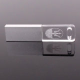 High Quality Custom 3D Logo Crystal USB