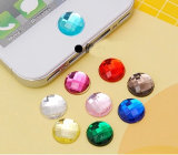 Colorful Flat Back Round Glass Beads Stones Strass