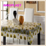 PVC Printed Transparent Tablecloth Wholesale (TT0212)