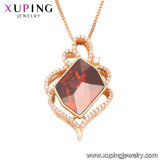 43160 Xuping Gold Jewellery, Crystals From Swarovski Gold Necklace Models