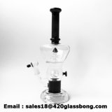 High Quality Wholesale Glass Waterpipe with 25mm Thickness Crystal Base Smoking Pipe