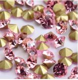 Pink Chatons Stones Strass Beads