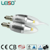 98ra LED 5W Candle Lights with 2500k 280-320lm China (J)