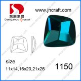 Promotional Shiny Dz-1150 Emerald Color Irregular Crystal Beads for Shoes