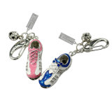 2 Colorful Crystal Metal Soccer Sneakers Jewelry USB Drive