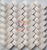 Beige Travertine Stone Marble Mosaic (CFS932)