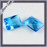 Aquamarine Color Rectangle Shape Baguette Princess Cut Glass Stone