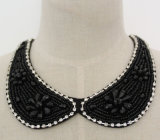 Ladies Fashion Beaded Crystal Charm Costume Choker Necklace Collar (JE0029-2)