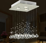 Stainless Steel Pendant Light Modern Crystal Chandelier for Home Decoration