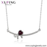 43379 Xuping New Designs Crystals From Swarovski Rhodium Color Gold Plated Necklace Jewelry