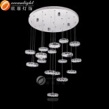 Modern LED Crystal Disks Pendant Hanging Light Om99019