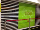 Transparent Clear Crystal Polycarbonate Roller Door / Roller Shutter Door / Rolling Shutter Door