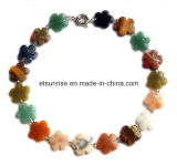 Semi Precious Stone Crystal Beaded Jewelry Necklace Sets (ESB01356)