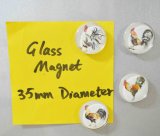 Souvenir Glasss Beads Magnet