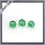 Emerald Color Facets Cut Round Crystal Glass