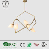 2017 Hot Sales European Modern Peach Type Glass LED Chandelier