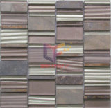 Different Size Mixed Stone with Wave Pattern Crystal Mosaic (CS206)