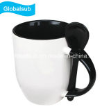 Wholesale Sublimation Color Mug with Spoon Printing by Your Design