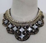 Fashion Jewelry Crystal Choker Necklace (JE0052-1)