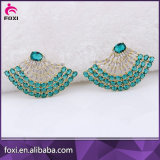 Fan Shape Brazilian Gold Earring Hot Sale in Brazil