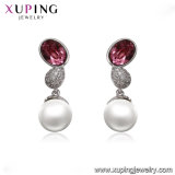 Xuping Fashionable Jewelry, Crystals From Swarovski Charms Stone Long Drop Earring Supplies