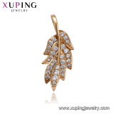 Fashion Xuping 18k Gold-Plated One Leaf -Shaped Costume Jewelry Pendant in Environmental Copper 32415