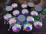 Round Sew on Rhinestones with Two Holes for Clothing Decoration