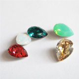 Water Drop Shape Multi-Color Point Back K9 Crystal Rhinestones Pendant