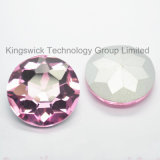 Pink Sew on Round Glass Beads for Wedding Dress Wholesale