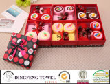 2015 New Season Design Wedding Cake Gift Towel Sets Df-2877