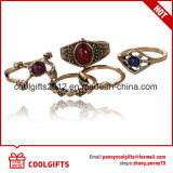 New Arrival Vintage Imitation Diamond 5PCS Ring Set