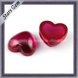 Hot Heart Shape Cabochon 5# Ruby