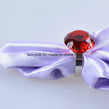 40mm Red Crystal Diamond Metal Napkin Holder Ring