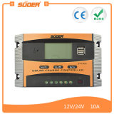 Suoer 12V 24V 10A Solar Charge Controller with Double USB Interfaces (ST-C1210)